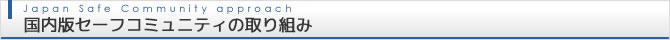 日本版セーフコミュニティの取り組み